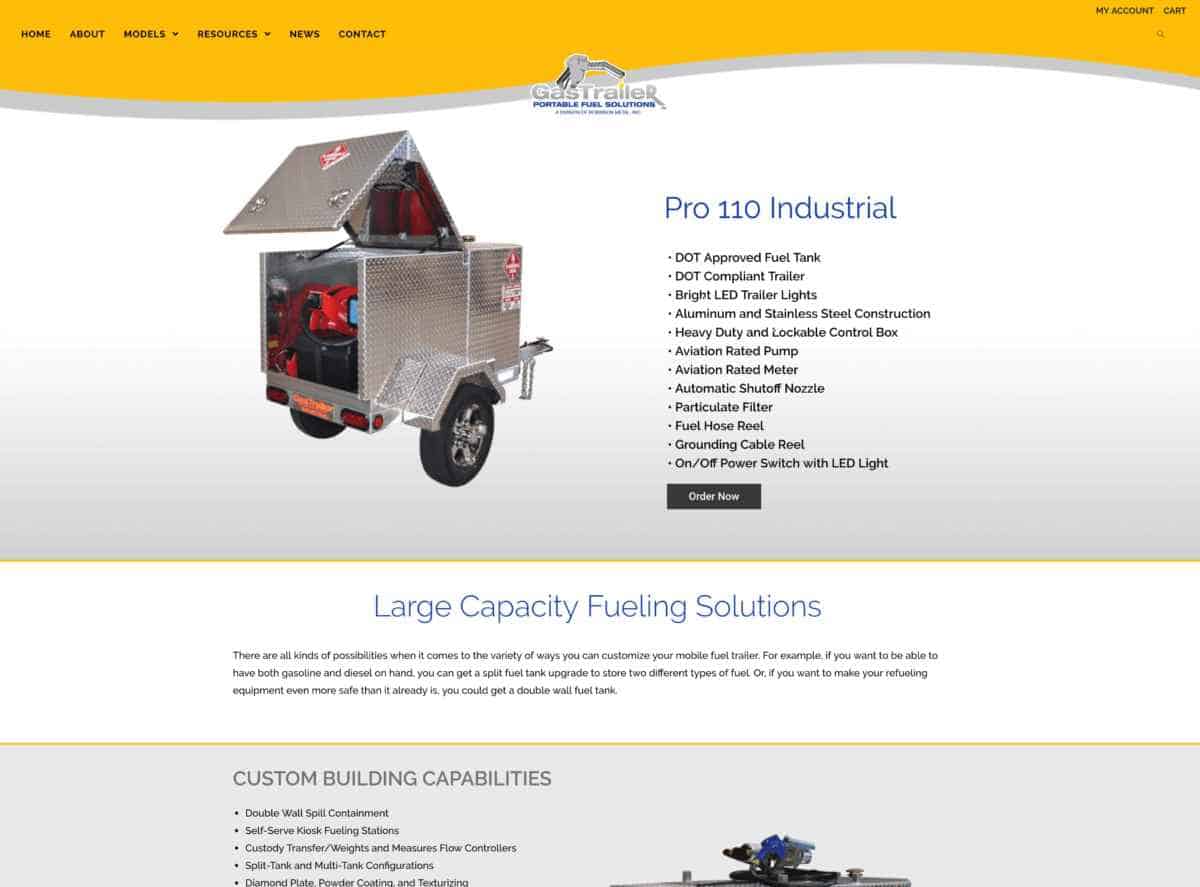 You are currently viewing Gas Trailer launches updated e-commerce website
