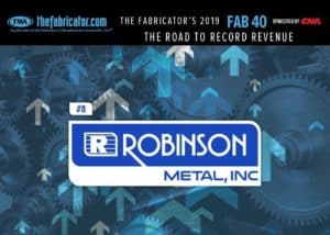 Read more about the article Fab 40 ranking highlights Robinson’s metal fab manufacturing