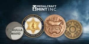 high-quality award medals  by Medalcraft Mint