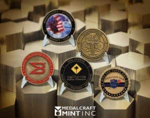 Medalcraft Mint custom brass coins