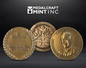 Medalcraft Mint donor network medals