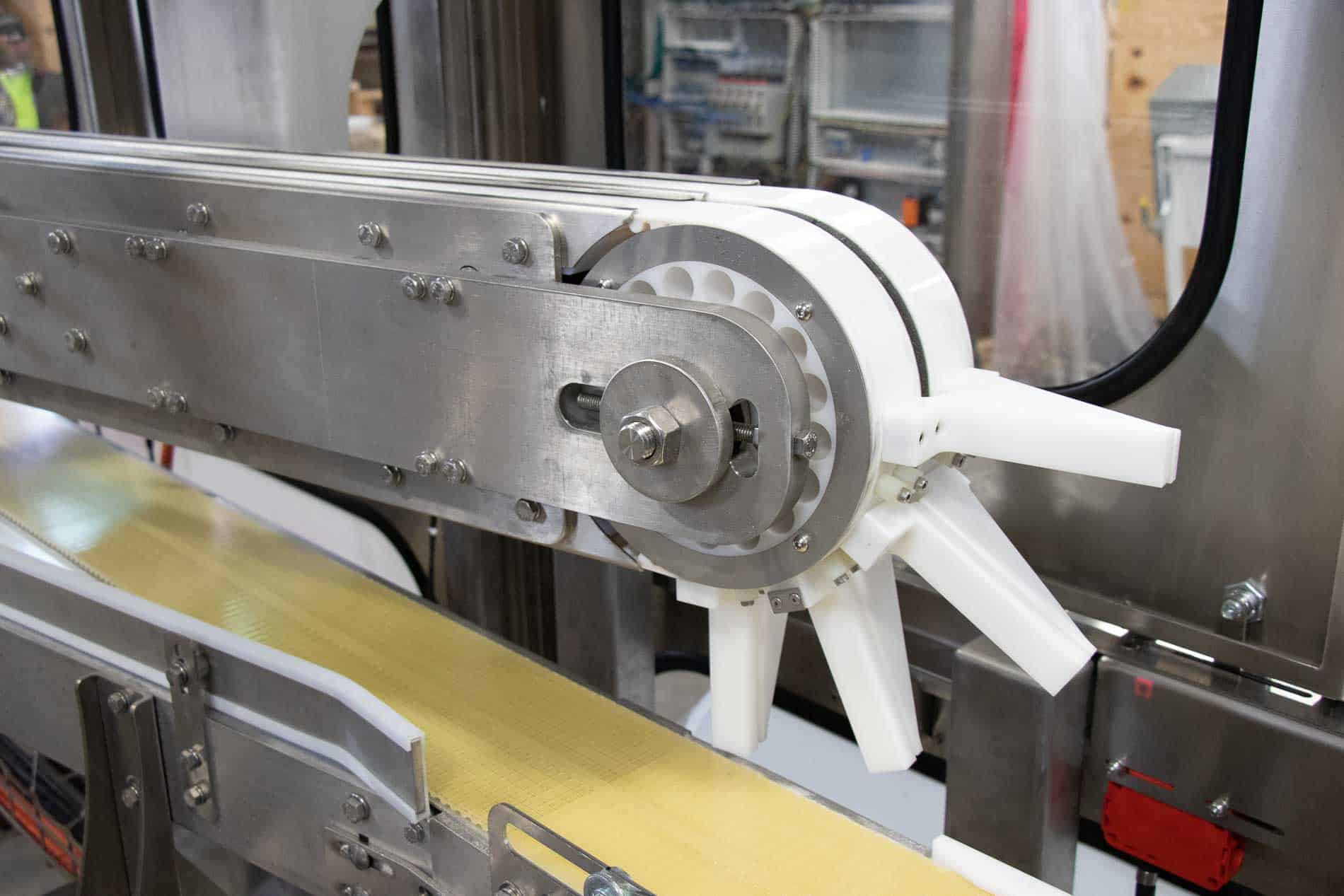 You are currently viewing Sortation conveyors ensure wrappers keep pace with product flow