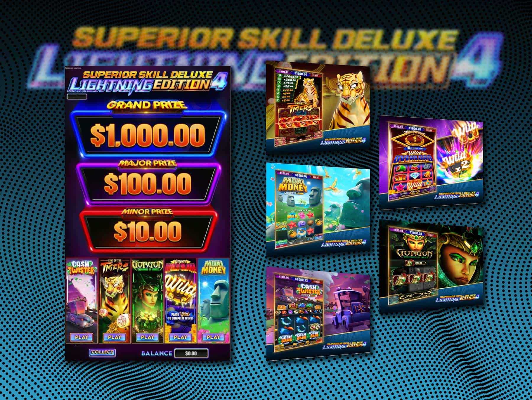 You are currently viewing Superior Skill Deluxe Lightning Edition 4 Multi Game now available